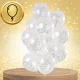 Transparent Latex Balloons 3rd Birthday Origami, 30 cm, 12 Pack