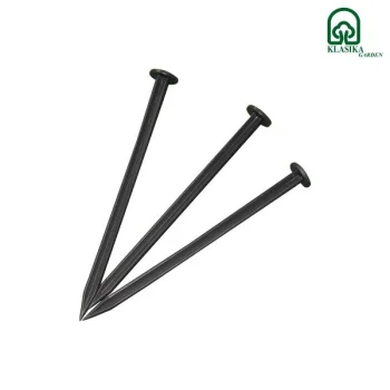 Plastic Pegs for Lawn Edging 25 cm (50 pcs)