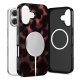 Tech-Protect Lamano MagSafe Case for iPhone 17, Black/Red