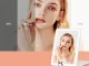 Compact Folding LED Cosmetic Mirror with Illumination, White