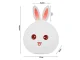 Kids LED Night Light Bunny, Silicone, RGB Touch, USB, White
