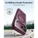 ESR Classic Hybrid Kickstand MagSafe Case for iPhone 18 Pro Max / 17 Pro Max, Frosted Deep Burgundy
