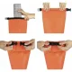 Trizand 2-in-1 Inflatable Swim Buoy with Dry Bag 35L, Orange