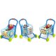 Ricokids 773400 Kids Toy Shopping Cart with Play Food, Blue