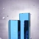 Clear View Flip Case for Samsung Galaxy S25+, Blue
