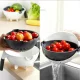 Multifunctional 3-in-1 Vegetable Slicer and Grater with Bowl & Strainer, White