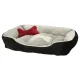 Soft Dog and Cat Bed 60 x 45 cm, Black-Grey