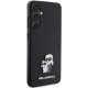Karl Lagerfeld Samsung Galaxy S24 Case Saffiano KC Pin, Black