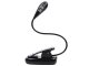LED Piespraužama Elastīga Lasīšanas Dubultā Gaisma Lampa | Clip-on Flexible Reading Double Light Lamp