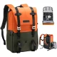 K&F Concept Urban Wander 20L Photo Backpack, Orange