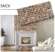 Decorative Wall Panel BRICK 500x1000mm, Thickness 3mm