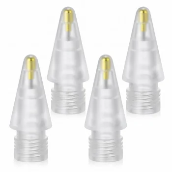 Tech-Protect Stylus Tips 4-Pack Replacement Tips for Apple Pencil - Clear