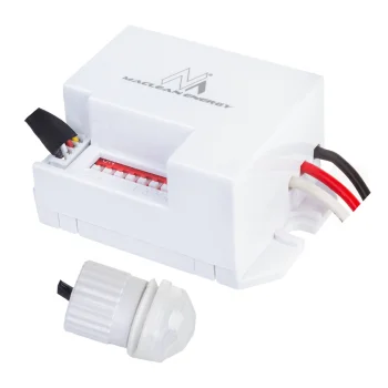 Maclean MCE32 V PIR Motion Sensor with External Probe, 12-24V DC, 360°