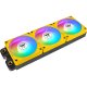 Thermaltake CT120 EX Reverse ARGB Sync Bumblebee PC Fans, 3 Pack