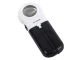 Handheld Reading Magnifier with 16x Magnification and LED Light