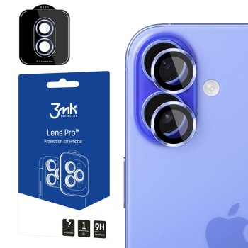 3mk Lens Protection Pro Tempered Glass iPhone 17 - Blue