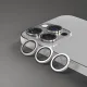 Etteri Camera Lens Protector for iPhone 15 Pro / 15 Pro Max, Silver