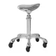 Gabbiano Fine Silver Roll Speed Hairdresser Stool