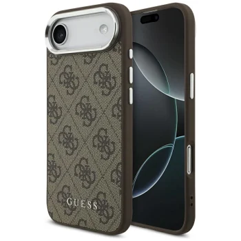 Guess 4G Classic Logo MagSafe Case for iPhone Air, Brown