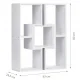 ModernHome WYJ-072 Modular Shelving Unit / Chest of Drawers, White