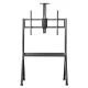 Maclean MC-114 TV Cart / Stand on Wheels, 55-100\", VESA 900x600, Black