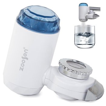 Zoosen tap water filter with ceramic cartridge ZSW-040, white
