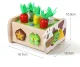 Bakalu KZ1031 Wooden Cow Sorter with Carrots and Worms