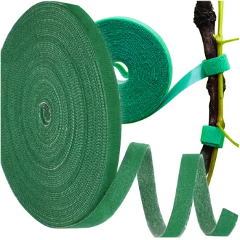 Gardlov Garden Velcro Tape for Plant Tying, 5m, Green