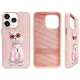 Nimmy Glasses Cool Cat Phone Case Cover iPhone 15 Pro Max - Pink
