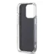 DKNY dėklas iPhone 15 Pro telefonui IML Checkered Mono Pattern, juodas