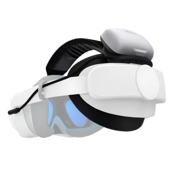 BoboVR P4U Head Strap with Battery for PICO 4 Ultra and Ultra Enterprise, White