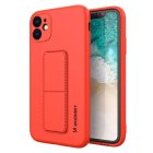 Apple Iphone 11 Pro 5.8" Wozinsky Flexible Silicone Kickstand Case Cover, Red