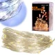LED Wire String Lights 10m 100 LED, Cold White