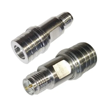 Adapter QMA Male to RP-SMA Female, Nickel-Plated