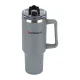Humanas Viva Thermal Mug 1200 ml with Straw - Grey