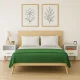 Modern Bedside Tables Set of 2 with Drawer, White, ModernHome