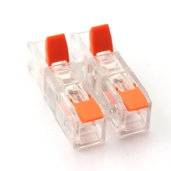 Inline Splicing Connectors with Lever 2-2, 0.2–4.0mm², 32A, 20pcs