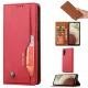 Samsung Galaxy A34 (SM-A346) PU Leather Wallet Book Case Cover, Red