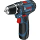 Cordless Drill Driver Bosch GSR 12V-15, 2x 2.0 Ah