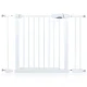 Nukido Safety Gate with Magnetic Lock (77-108.5 cm), White