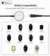 Choetech T319 MFI 5W wireless charger Apple Watch + USB-C cable - black