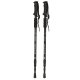 Collapsible Nordic Walking Poles for Trekking, 2 Pack, Black