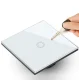 Maclean MCE715W Smart Touch Light Switch, Single, Wi-Fi, Tuya, White