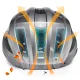 Rockbros ZK-013TI Bike Helmet 55-60cm, Gray