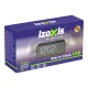 Izoxis LED Alarm Clock with Display, Black