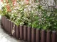 Garden Palisade Flowerbed Barrier Fence 215cm, Set of 8 Elements