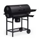Outdoor Charcoal Grill with Lid Thermometer and Ash Pan MultiGarden