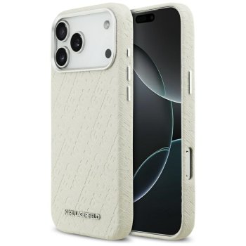 Karl Lagerfeld FW Stamped Karl MagSafe Phone Case Cover iPhone 17 Pro Max - Beige