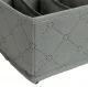Underwear Drawer Organizer Set (3 pcs), Grey