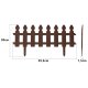 Garden Edging Plonos 240 cm PL-963 Landscape Border, brown